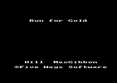 Run for Gold 